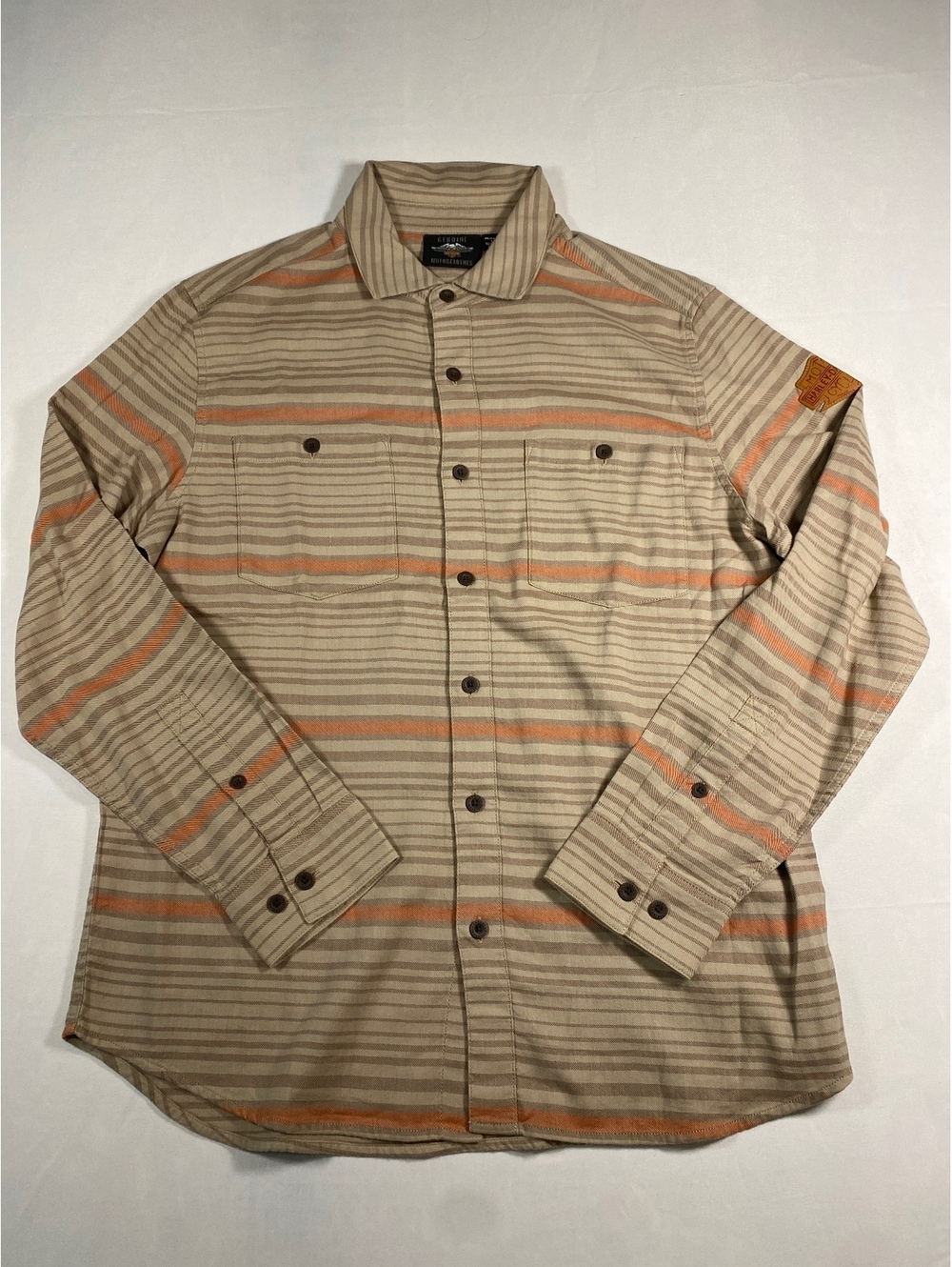 Men’s Size Large Harley Davidson Cotton Button Shirt